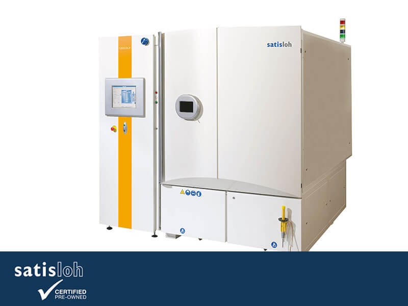 Environmental test chamber for simulating temperature and humidity conditions.